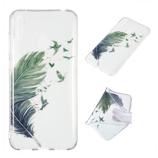 Huawei Y7 2019 kuosi suojakotelo - Höyhen ja Lintu