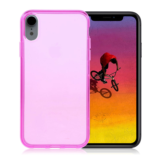 iPhone Xr Pehmeä Joustava Muovinen Takasuoja Kuori - Ruusu