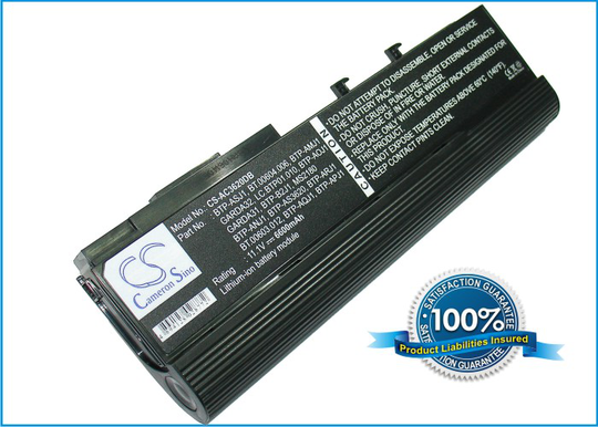 Acer Aspire 5550 TravelMate 6252 akku 6600 mAh