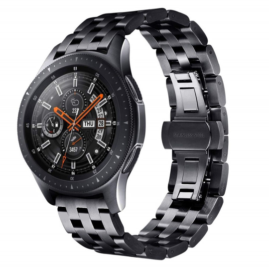 Samsung Galaxy Watch (42mm) stainless steel watch band - Black