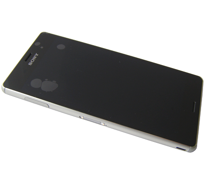 Etupaneeli kosketuspaneelilla and Näyttö Sony D6603 / D6653 Xperia Z3 - silver green(Alkuperäinen)