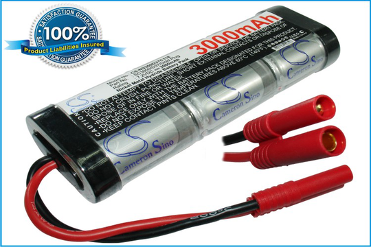 RC akku Ni-MH 3000 7.2V Gold plug