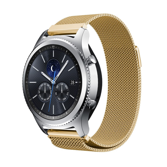 Vaihtoranneke Samsung Gear S3-kellolle - Kulta
