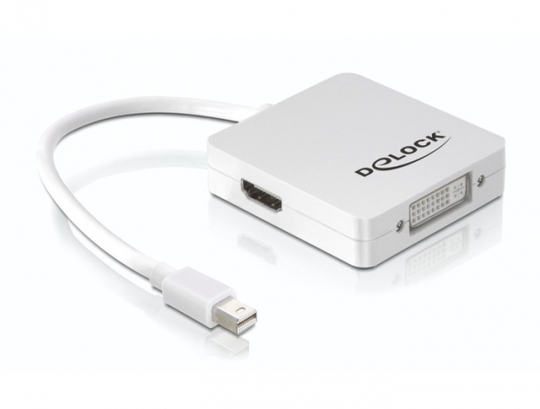 With This Mini DisplayPort Adapter By Delock, The System Can Be Extended By A DisplayPort, HDMI Or D