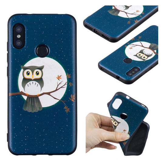 Imagine Xiaomi Mi A2 Lite kuoret - Pöllö oksalla