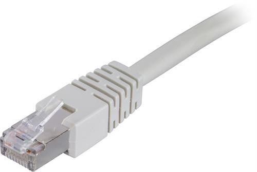 F/UTP Cat6 Laitekaapeli, 0,7m, 250MHz, Delta-certifioitu, LSZH, Harmaa