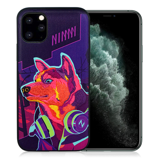 Nimmy Remix iPhone 11 Pro Max Embroidered Cover - Purple