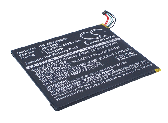 Acer Iconia Tab A1-850 Iconia Tab B1-810 Iconia Tab B1-820 Tabletin Akku
