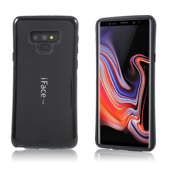 Samsung Galaxy Note9 IFACE MALL Hybriidi Muovinen Takasuoja Kuori - Musta
