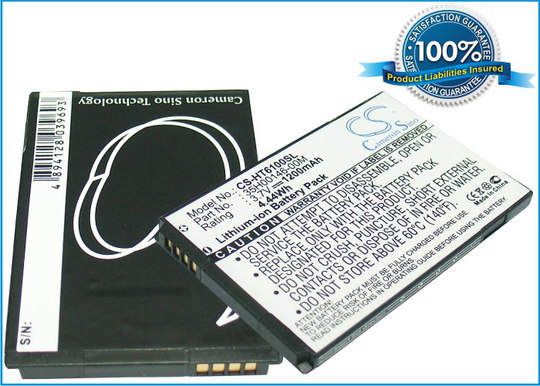 HTC EVO Shift 4G A7373 Knight Speedy PG06100 yhteensopiva akku - 1200 mAh