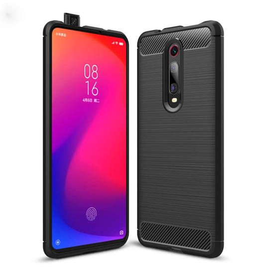 Carbon Flex Xiaomi Redmi K20 Pro kuoret - Musta