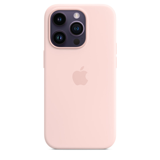 APPLE IPhone 14Pro Sil Case MgS Chalk Pi