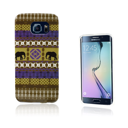 Westergaard Samsung Galaxy S6 Edge Suojakuori - Värikkäät Tribaali Norsus