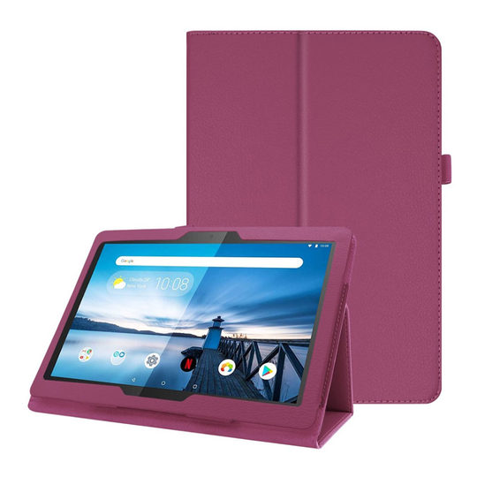 Lenovo Tab P10 litsi nahkainen suojakotelo - Violetti