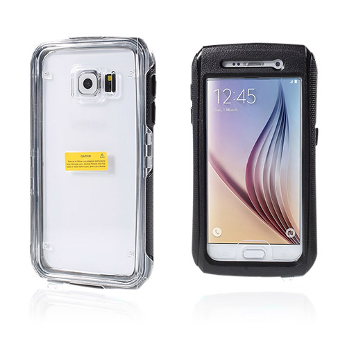 Water Samsung Galaxy S6 Vedenkestävä Suojakuori - Musta