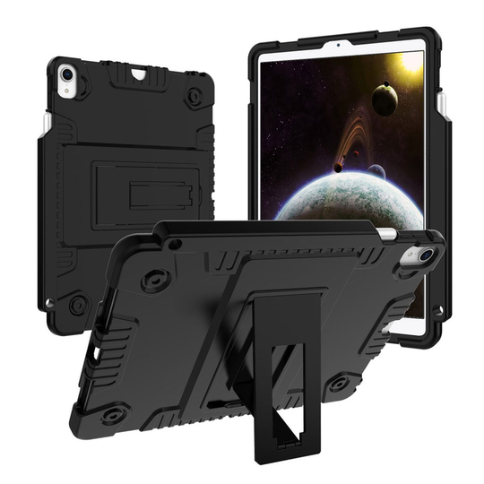iPad Pro 11 tuumaa (2018) pudotuksenkestavä suojakotelo - Musta