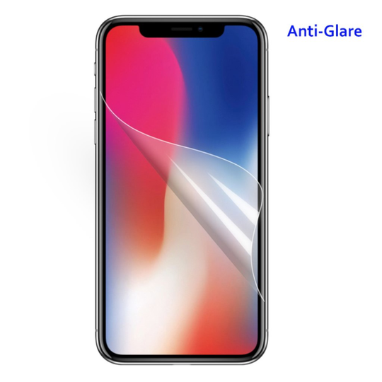iPhone Xs Max matta pintainen pehmeä LCD näyttö suojakalvo - Transparentti