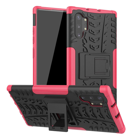 Offroad Samsung Galaxy Note 10 Pro kuoret - Musta / Ruusu