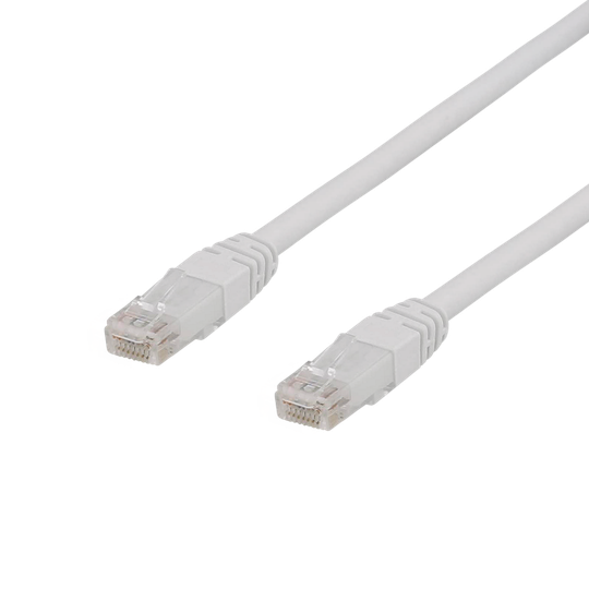 U/UTP Cat6a -laitekaapeli, 0,5 M, 500 MHz, Delta-sertifioitu, LSZH, Valkoinen