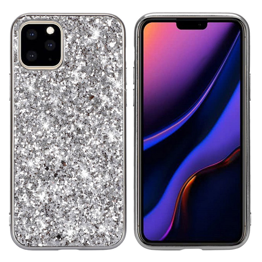 Glitter iPhone 11 kuoret - Hopea