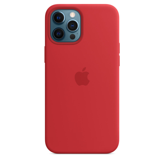 IPhone 12 Pro Max Silicone Cover With MagSafe, (product) Red