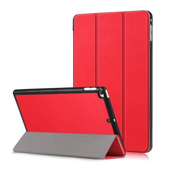 iPad Mini (2019) tri-fold nahkainen suojakotelo - Punainen