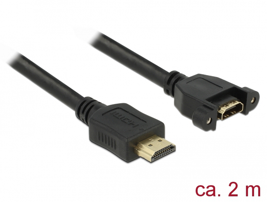 This Cable By Delock Can Be Used To Extend An HDMI Connection And To Connect Various Devices. The Fe
