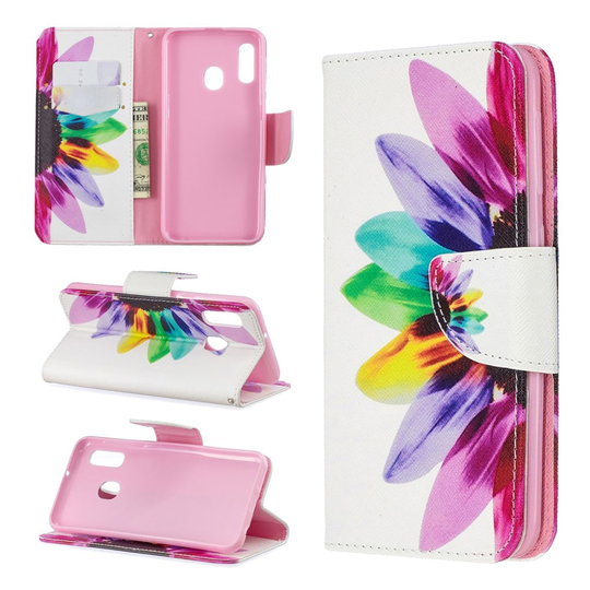 Wonderland Samsung Galaxy A20e kotelot - Värikäs Terälehdet