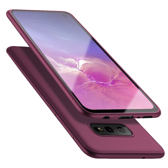 X-LEVEL Samsung Galaxy S10e matte case - Wine Red