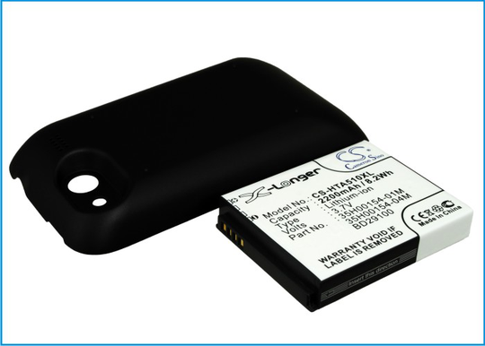HTC Wildfire S PG76100 A510e Marvel yhteensopiva akku - 2200 mAh
