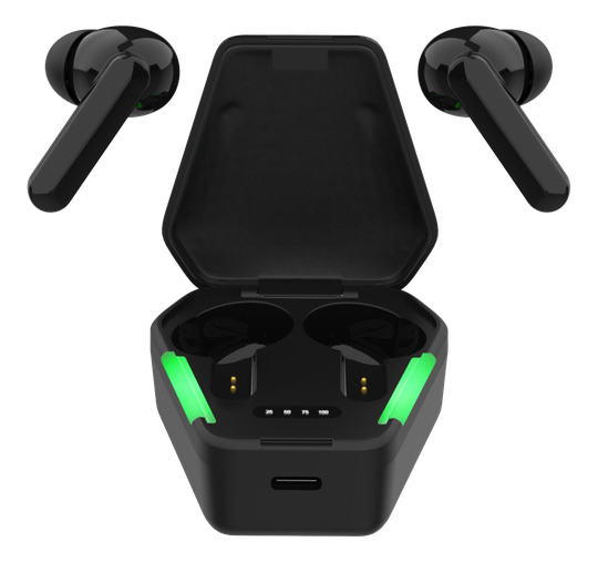 Pelaajan Nappikuulokkeet, Täyslangaton Stereo, In-ear, Mattamusta