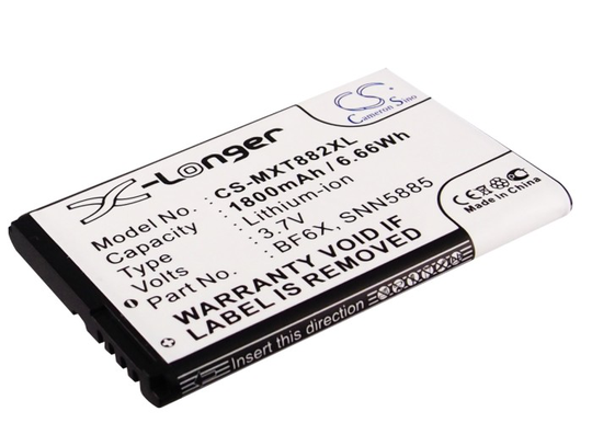 Cameron Sino tarvikeakku Motorola XT882 akku 1800 mAh