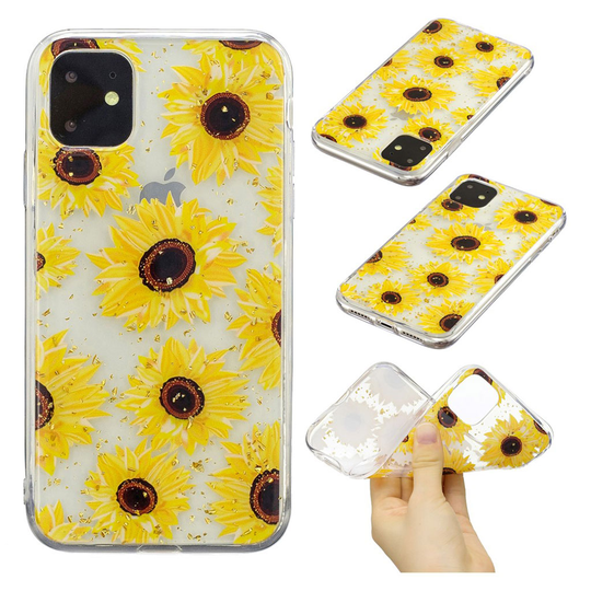 Deco iPhone 11 Pro Max kuoret - Auringonkukat