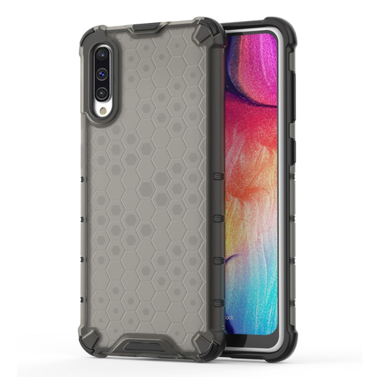 Bofink Honeycomb Samsung Galaxy A50 kuoret - Musta