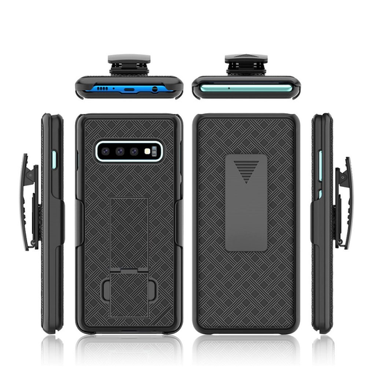Samsung Galaxy S10 Plus woven hybrid case - Black