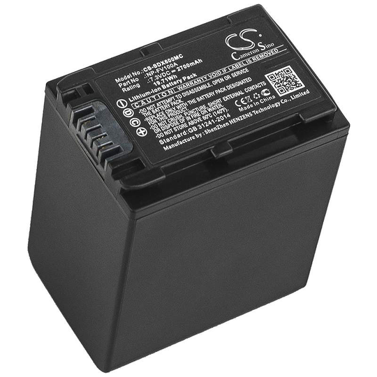 Sony FDR-AX33 FDR-AX40 FDR-AX45 akku 2700mAh