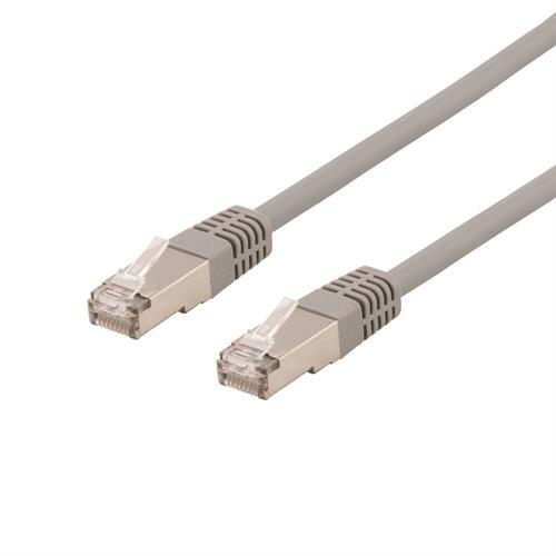 U/FTP Cat6a Laitekaapeli, 1m, 500MHz, Delta-sertifioitu, LSZH, Harmaa