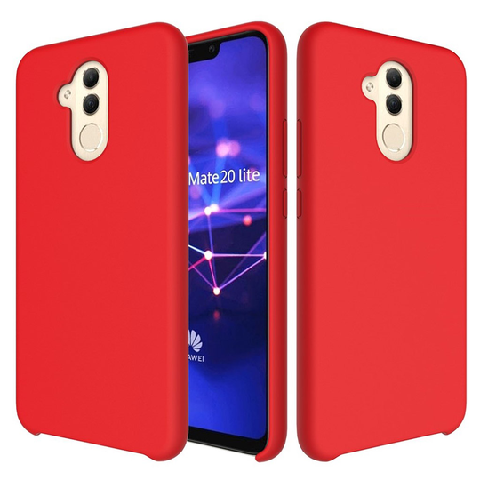 Huawei Mate 20 Lite silikoni Suojakotelo - Punainen