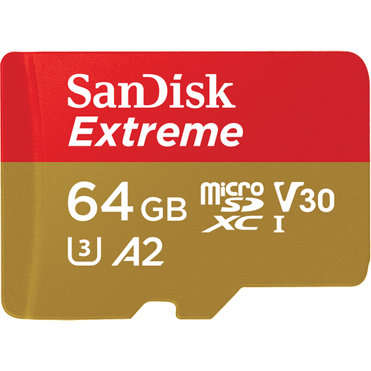 Ext MicroSDXC 64GB Action Cam+SD 170MB/s