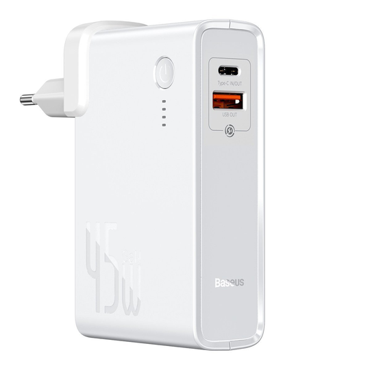Baseus Power Station Gan 2 in 1 Quick Charge Power bank & Laturi 10000mAh 45W