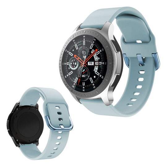 Samsung Galaxy Watch (46mm) silicone watch band - Baby Blue