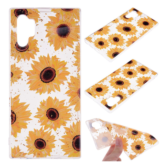 Deco Samsung Galaxy Note 10 Pro kuoret - Auringonkukat