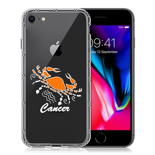 NXE iPhone 7 ja 8 horoskooppikuvioinen suojakuori - Rapu