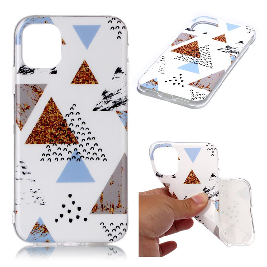 Marble iPhone 11 kuoret - Kolmiokuvio marmori