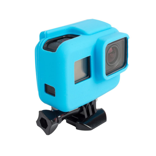 GoPro Hero 5 Black Pehmeä Suojaava Silikoni Kuori - Sininen