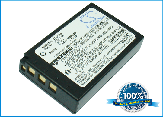 Olympus BLS-5 yhteensopiva akku 1000 mAh