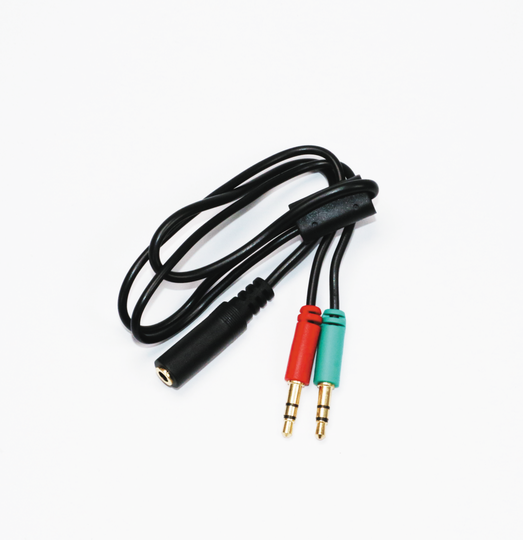 Connect An IPhone Headset Stereo (3.5 Mm Plug, 4-pin) With Your PC Or Notebook.