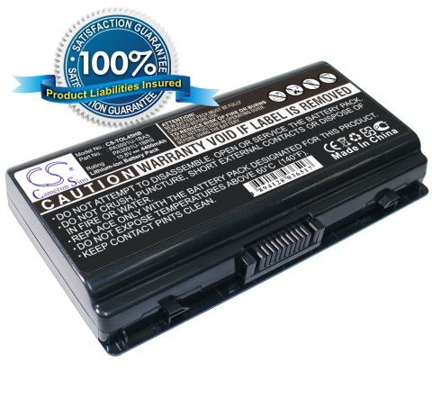 Toshiba Equium L40 Satellite L40 Satellite L45 akku 4400 mAh Musta