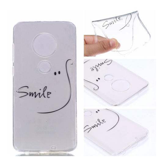 Motorola Moto G7 pattern case - Smile
