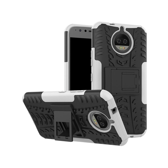 Motorola Moto G5S Plus kestävä suojakuori - Valkoinen